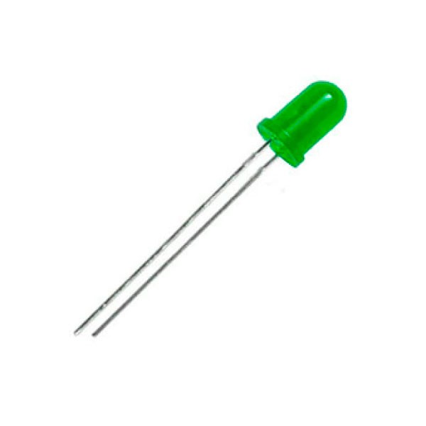 Светодиод зеленый 5 мм F53GD2YG-1